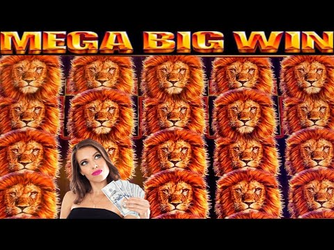 🦁**MEGA BIG WIN!**🦁SO MANY LIONS! KING OF AFRICA SLOT MACHINE BONUS!