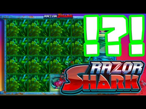 RAZOR SHARK 🦈 SLOT BONUS HUNT ONE OF MY BIGGEST WINS🏆EVER ON HERE OMG FULL SCREEN SEAWEED BOOM‼️😱