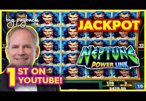 UNBELIEVABLE JACKPOT! Power Link Neptune Slot – FULL SCREEN & HANDPAY!!