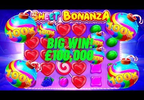 Sweet Bonanza Slot big win UK ( £50 Stake + Record Win + Max Win )