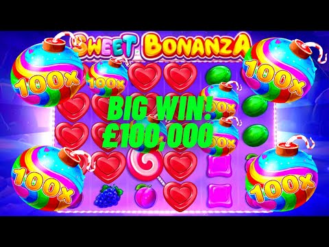 Sweet Bonanza Slot big win UK ( £50 Stake + Record Win + Max Win )