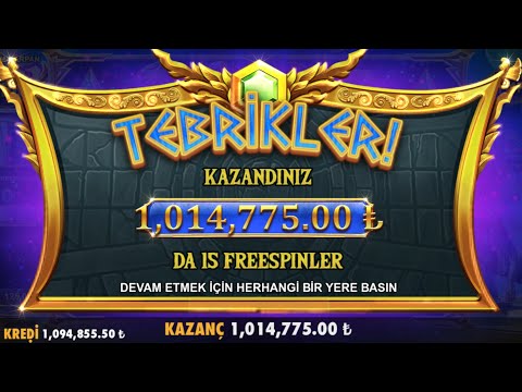 😀REKOR😀 GELDI YINE 1.000.000 TL #SLOT# | GATES OF OLYMPUS | PATLATDIK OYUNU BUYUK VURGUN END CARD