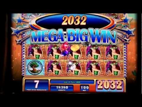 Summer Solstice WMS Slot Machine MEGA BIG WIN Bonus