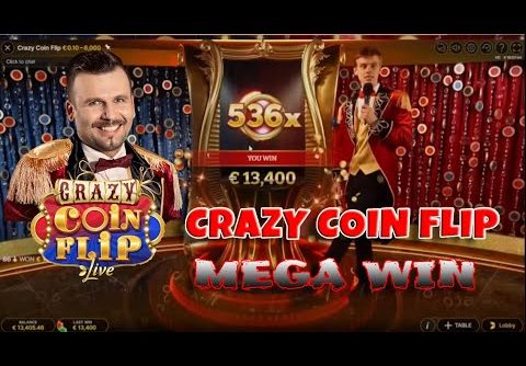 Crazy Coin Flip Mega Win /  Big Win Today Crazy Coin Flip Slot Game Crazy #crazy_coinflip #mega_win