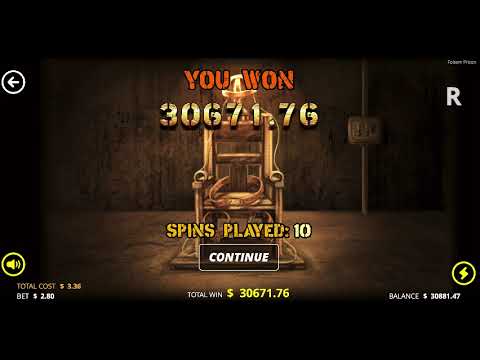 VERY BIG 11.000x SUPER WIN OF THE DAY FOLSOM PRISON SLOT #14