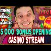 SLOTS LIVE 🔴 €5 000 BONUS OPENING! Casino Stream Big Wins with mrBigSpin
