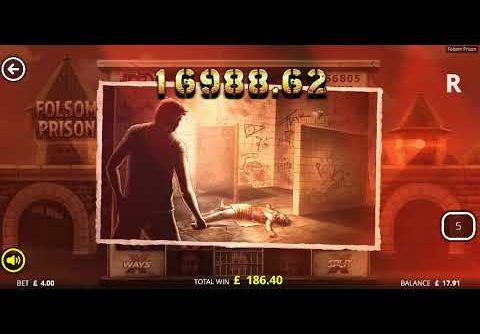 EPIC 25.000x WIN NEW SLOT FALSOM PRISON SUPER BIG WIN #13