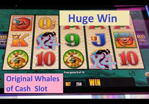 Huge Win!! Original Whales Of Cash Slot by Aristocrat