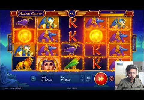 Rajbet – Slot Machine | Live Biggest Mega Win | Solar Queen | 50k win #shorts