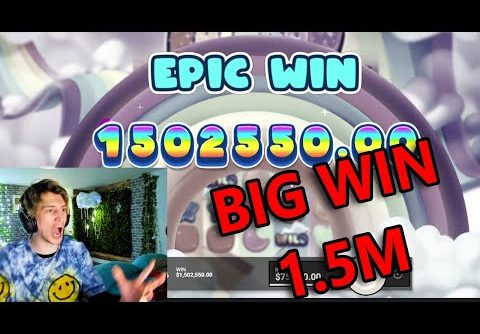 xQc Biggest win 1.5 million with gambling Slots RAINBOW