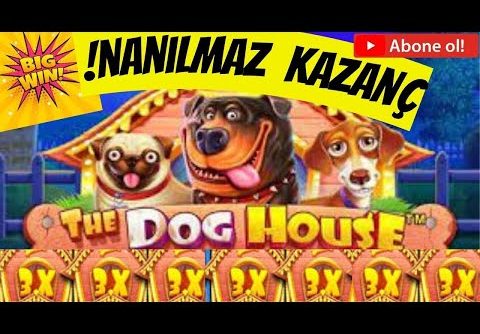 SLOT OYUNLARI 🐶 THE DOG HOUSE MEGAWAYS / İNANILMAZ KAZANÇ 💰 BİG WİN  🥳 #slot #slotoyunları #casino