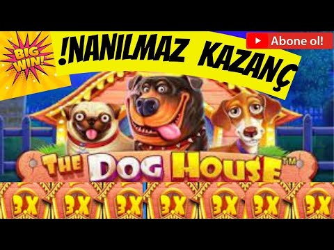 SLOT OYUNLARI 🐶 THE DOG HOUSE MEGAWAYS / İNANILMAZ KAZANÇ 💰 BİG WİN  🥳 #slot #slotoyunları #casino