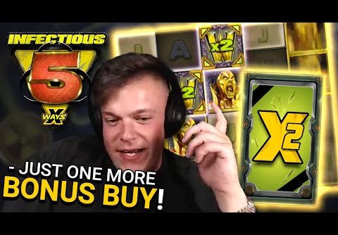 SUPER BIG WIN at the “LAST” BONUS BUY on Infectious 5 xWays slot!