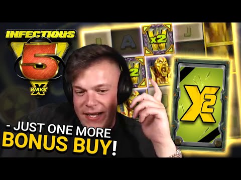 SUPER BIG WIN at the “LAST” BONUS BUY on Infectious 5 xWays slot!