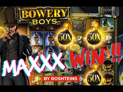 MAXXX!!! ROSHTEINS with the max win on THE BOWERY BOYS !! Stake