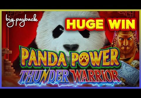 HUGE WIN – Panda Power Thunder Warrior Slot – HOT NEW GAME!