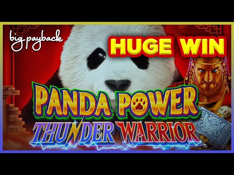 HUGE WIN – Panda Power Thunder Warrior Slot – HOT NEW GAME!