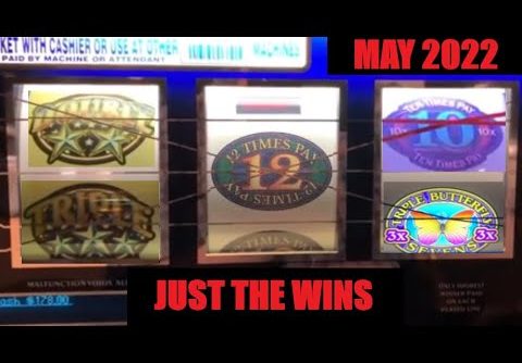 JUST THE SLOT WINS! MAY 2022! JACKPOT HANDPAY! BIG WINS! BEST OF MAY 2022 SLOT PLAY!