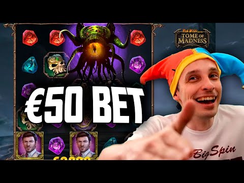 TOME of MADNESS €50 BET 🔥 MAX PORTALS SUPER BIG WIN