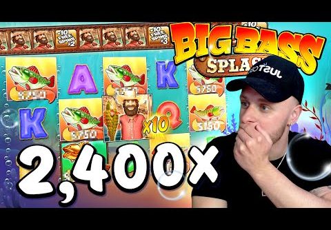 I WENT ALL IN ON BIG BASS SPLASH SLOT🐟 MY RECORD WIN😱 *NEW PRAGMATIC*