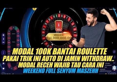 SLOT GACOR HARI INI || BOCORAN TRIK DI MEGA ROULETTE MODAL RECEH || PRAGMATIC PLAY