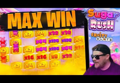 WORLD RECORD MAX WIN ON NEW PRAGMATIC PLAY SLOT SUGAR RUSH – 5000X HUGE ONLINE CASINO WIN!