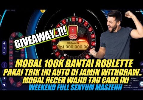 SLOT GACOR HARI INI || BOCORAN TRIK DI MEGA ROULETTE MODAL RECEH || PRAGMATIC PLAY