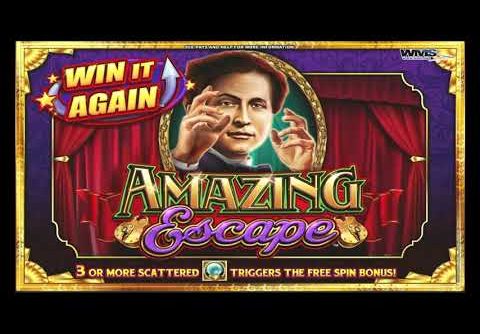 4K MEGA TOUGH JACKPOT WINS ON AMAZING ESCAPE A REAL SLOT MACHINE JACKPOT