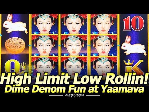 High Limit Low Rolling! Playing various slots at dime denom in the High Limit room at Yaamava!