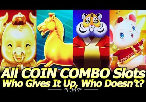 Playing All 4 Coin Combo Slots! Who Gives Up the BIG WIN, Who Doesn’t? Live Play, Bonus, Features!