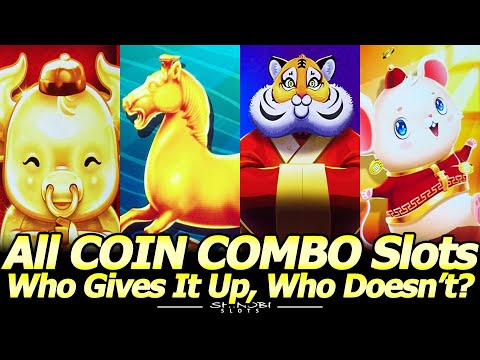 Playing All 4 Coin Combo Slots! Who Gives Up the BIG WIN, Who Doesn’t? Live Play, Bonus, Features!