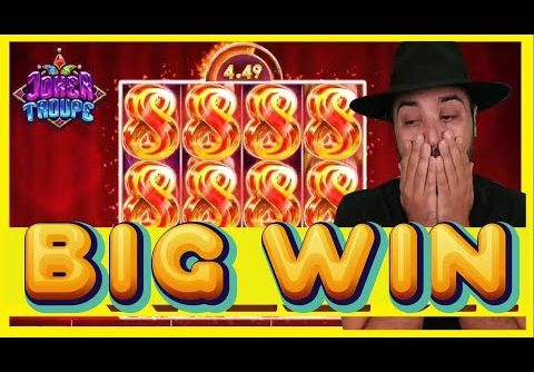 ROSHTEIN BIG WIN ON JOKER TROUPE! INSANE SLOT