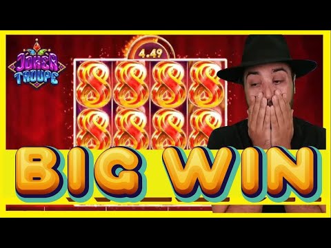 ROSHTEIN BIG WIN ON JOKER TROUPE! INSANE SLOT