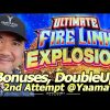 Ultimate Fire Link Explosion Slot 2nd Attempt – Nice Double-Up Session at Yaamava!