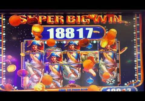 !!! MAX BET MEGA BIG WIN !!! Napoleon And Josephine Slot!!! #slotmachine #wmsslots #boom