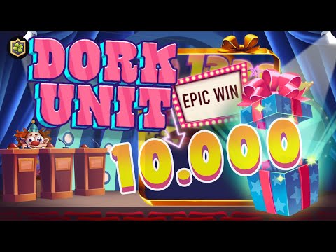 х10.000,00 Dork Unit NEW EPIC RECORD WIN! Casino Slots Big Wins