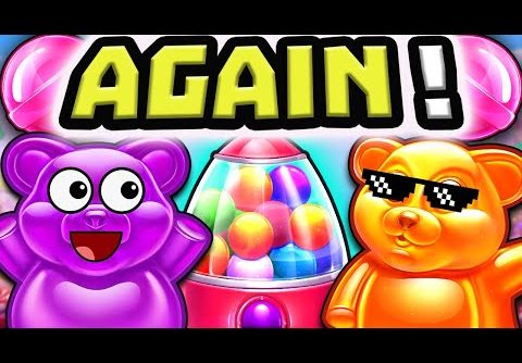 OMG NEW SUGAR RUSH 🍭 SLOT PAYED HUGE BIG WINS AGAIN‼️ *** MAX BET ***