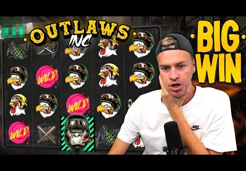 Big Win on Outlaws INC Bonus! (New Slot)