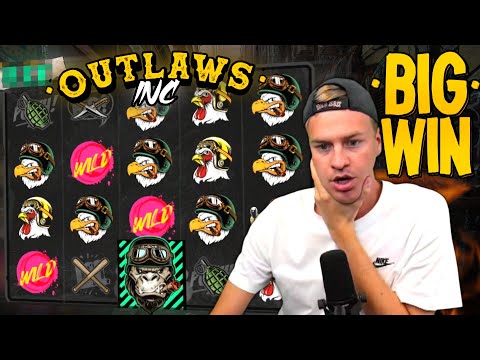 Big Win on Outlaws INC Bonus! (New Slot)