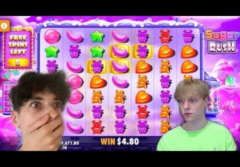 WE HIT A INSANE $50,000 WIN!! (NEW SUGAR RUSH SLOT)