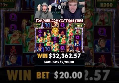 OUR RECORD WIN ON CHRISTMAS CAROL SLOT!! (1700x WIN) #shorts