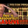 RECORD WIN on Folsom Prison without BONUS BUY! (Nolimit City New Slot)