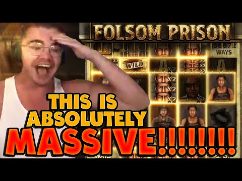RECORD WIN on Folsom Prison without BONUS BUY! (Nolimit City New Slot)