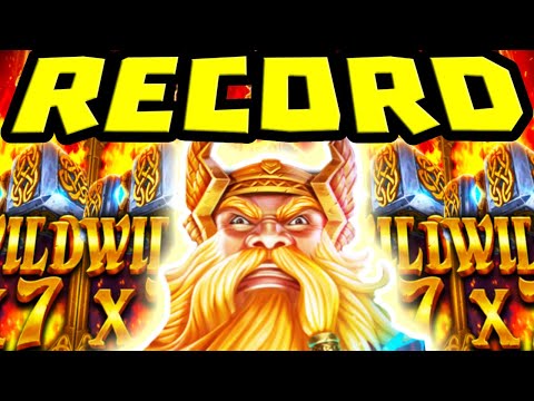 MY BIGGEST SLOT WIN EVER ON POWER OF THOR MEGAWAYS 😱 MAX BET GOES NUTS OMG‼️