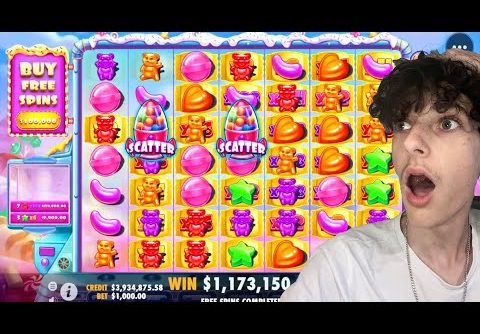 I GOT A RECORD WIN ON THE NEW SUGAR RUSH SLOT! (Max Win?!)