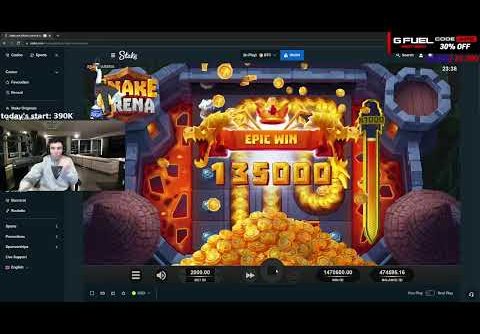 INSANE WIN ! Trainwreckstv – HIT 1.5M ON SNAKE ARENA ! TRAINWRECKSTV BIG WIN ! CASINO SESSION !