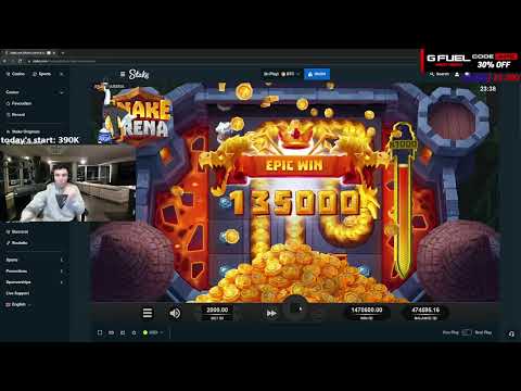 INSANE WIN ! Trainwreckstv – HIT 1.5M ON SNAKE ARENA ! TRAINWRECKSTV BIG WIN ! CASINO SESSION !