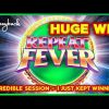 HUGE WIN! Repeat Fever Dragon Hearts Slot – AWESOME SESSION!