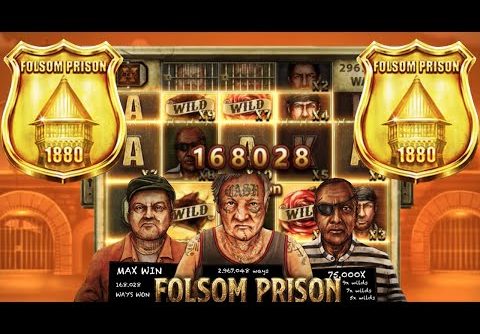 ANOTHER 🔥 CRAZY SET-UP 🔥 ON FOLSOM PRISON SLOT RESULTS IN MAX WIN #44