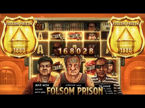 ANOTHER 🔥 CRAZY SET-UP 🔥 ON FOLSOM PRISON SLOT RESULTS IN MAX WIN #44